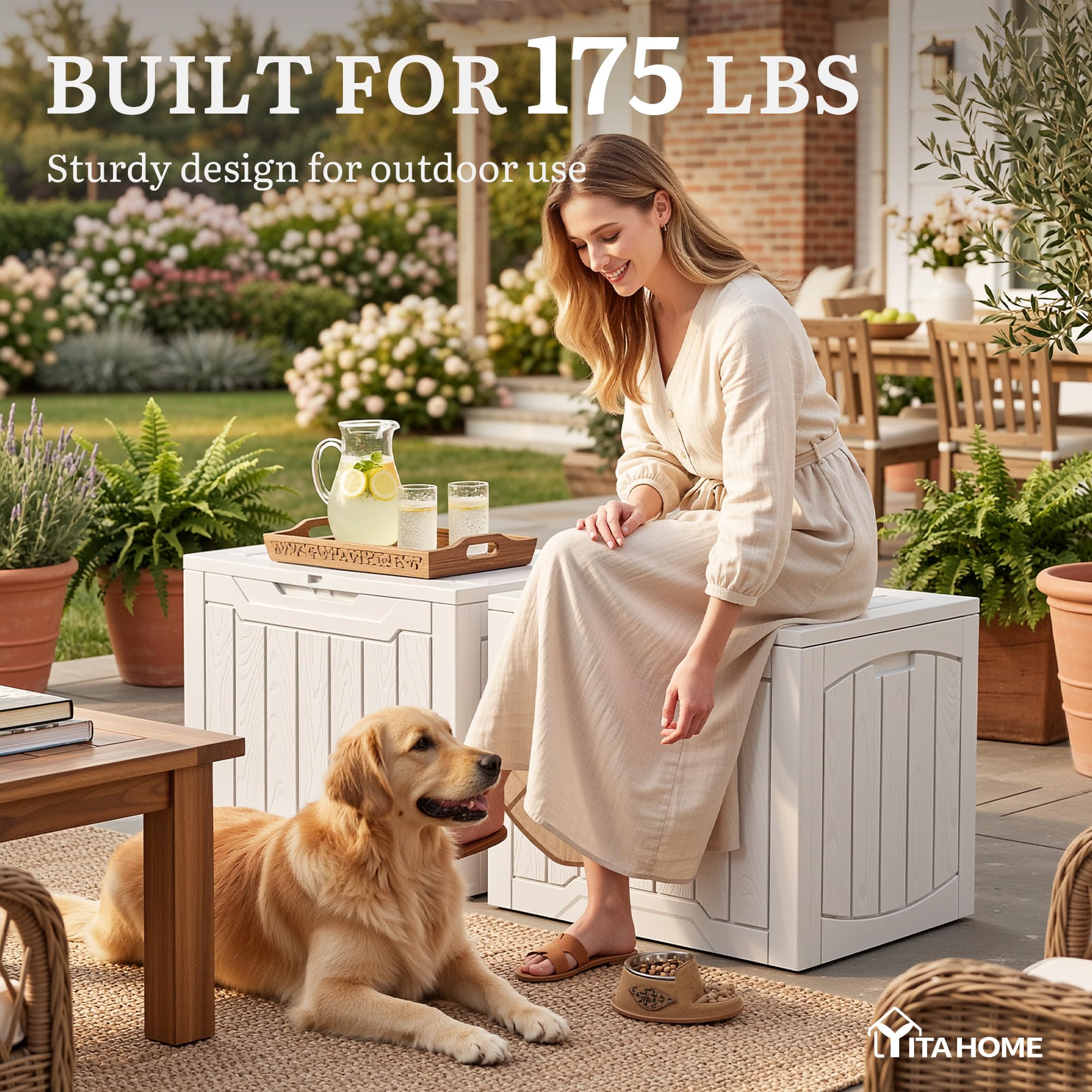YITAHOME size comparison with cushions illustrating true capacity and fit