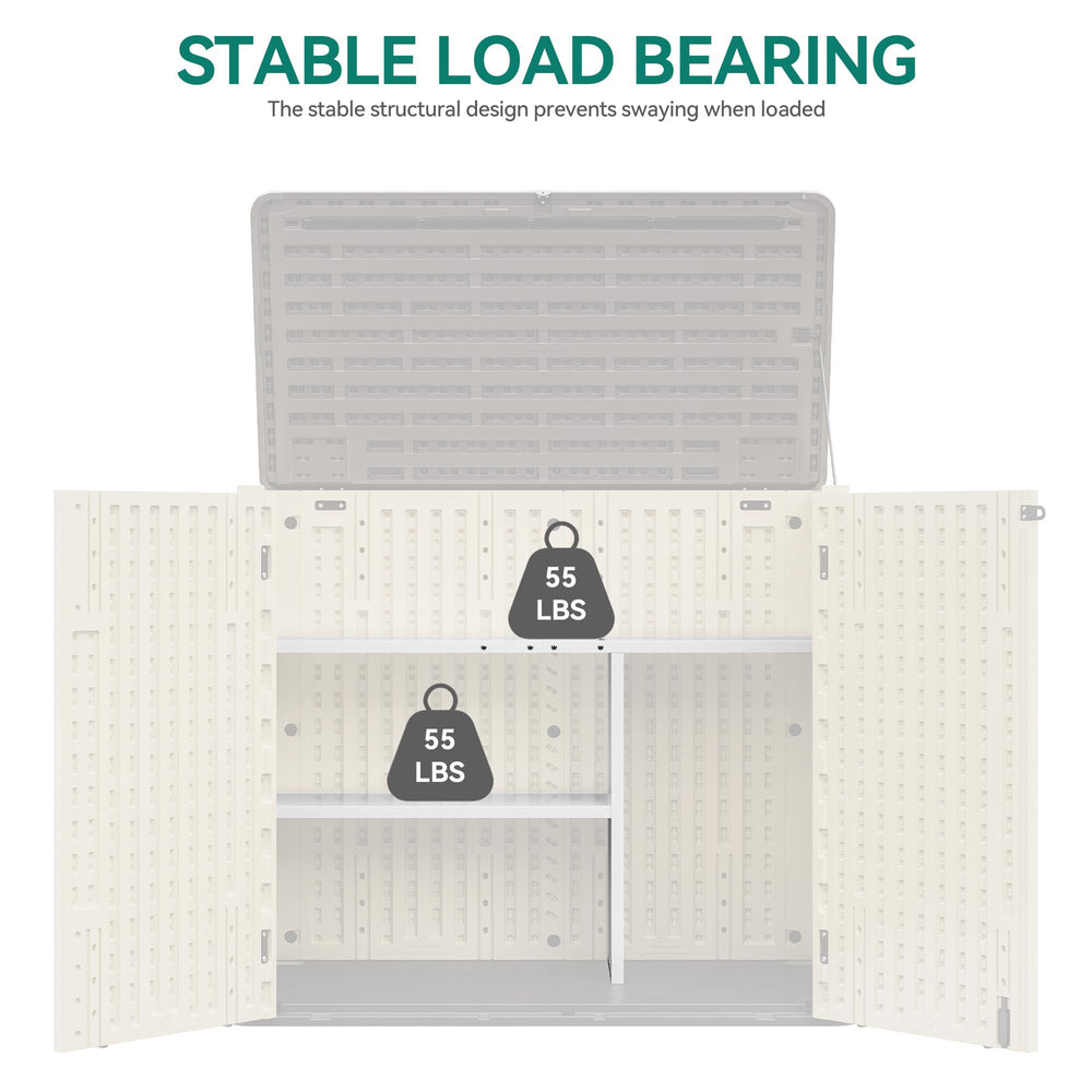 YITAHOME shelf holding tools to show 55.1 lb capacity and dependable support