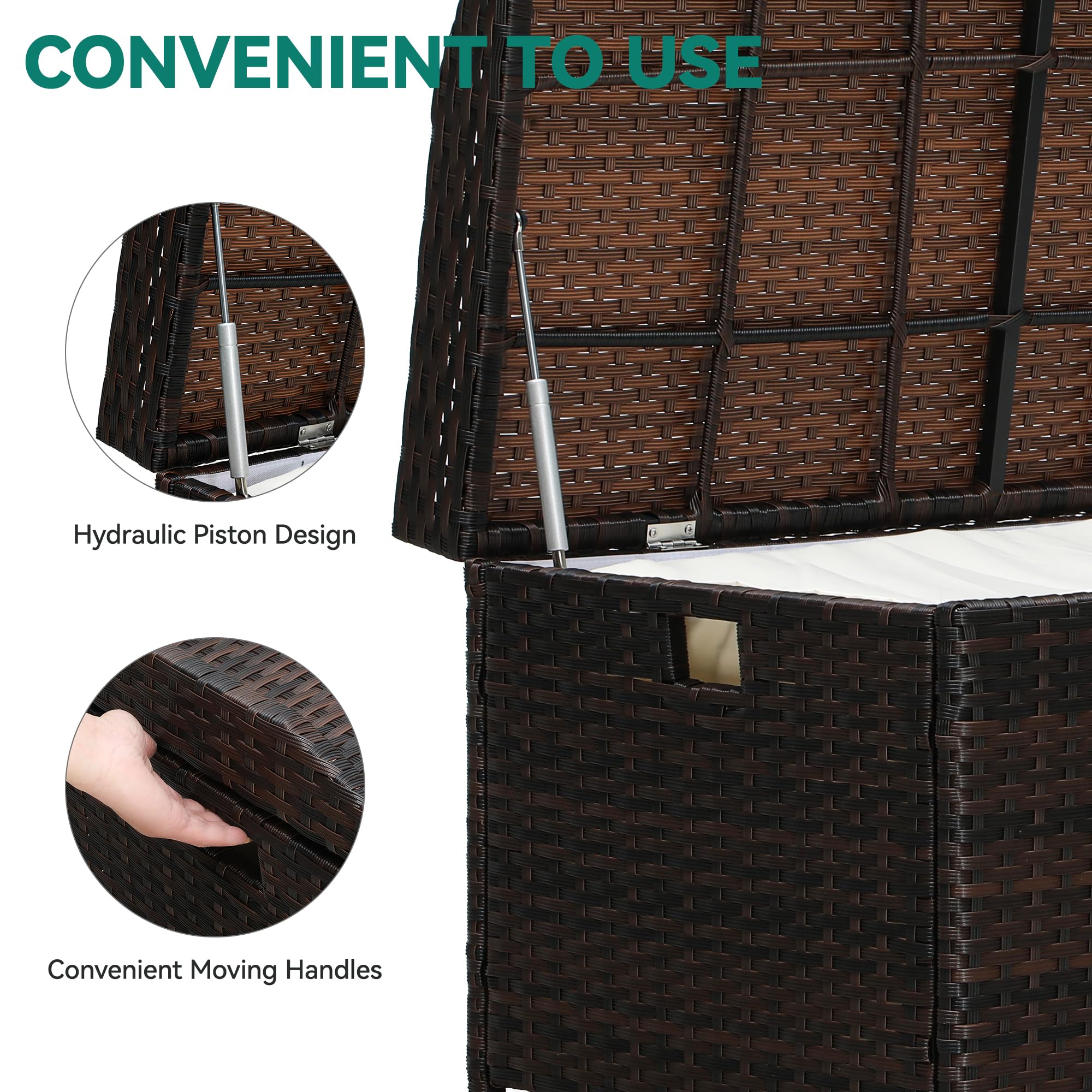 YITAHOME side handle detail highlighting portability and moving ease
