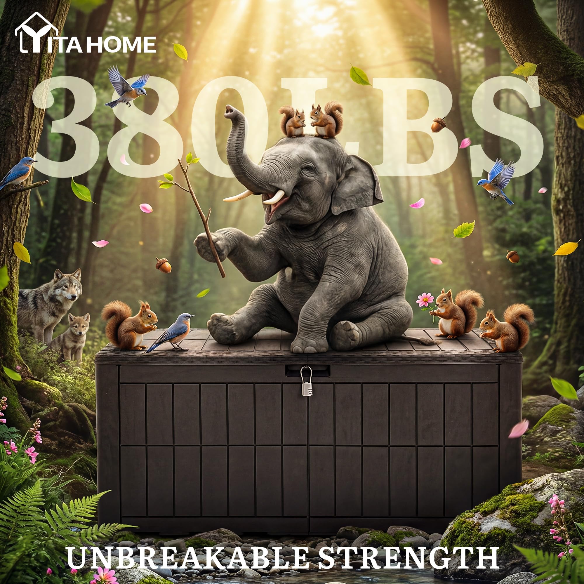 YITAHOME used as bench with cushions offering extra seating and convenience benefit