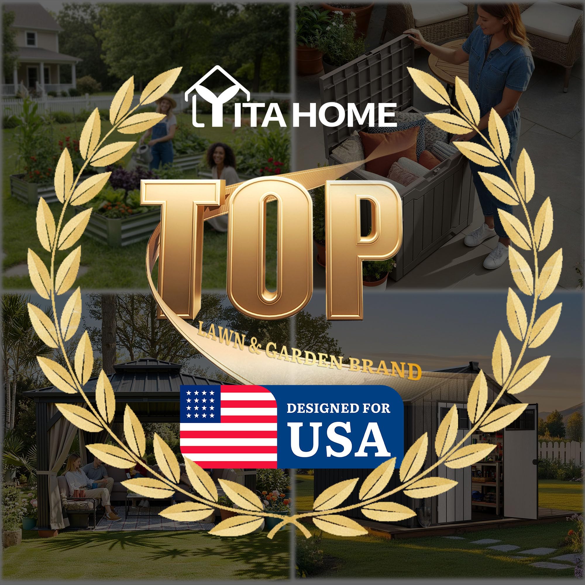 YITAHOME surface with rain droplets showing weatherproof durability