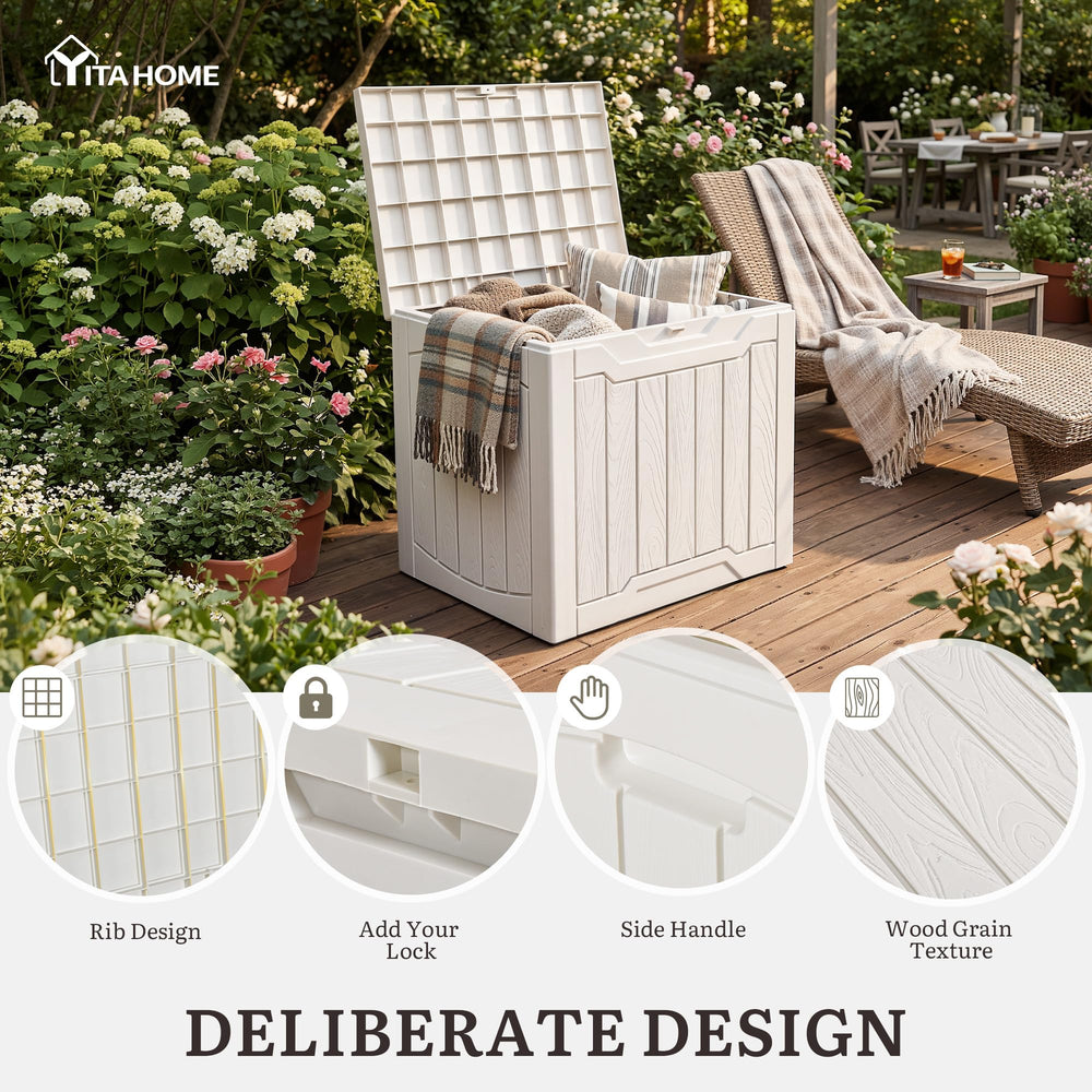 YITAHOME close up wood-grain texture highlighting durable, low-maintenance finish