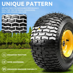 YITAMOTOR close-up of turf-friendly tread improving traction and reducing damage