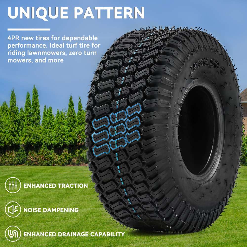 YITAMOTOR primer plano del dibujo con patrón que protege el césped y mejora tracción