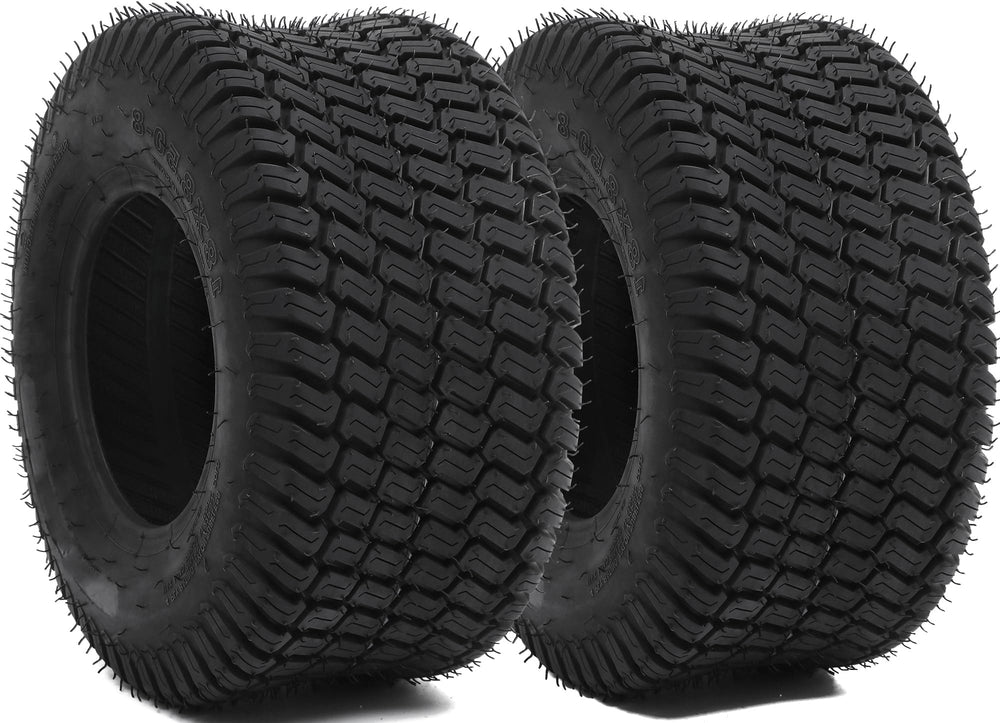 YITAMOTOR front profile of 18x8.50-8 tire showing turf-friendly design and protection
