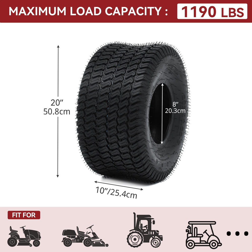 YITAMOTOR tire next to ruler demonstrating accurate rim fit sizing