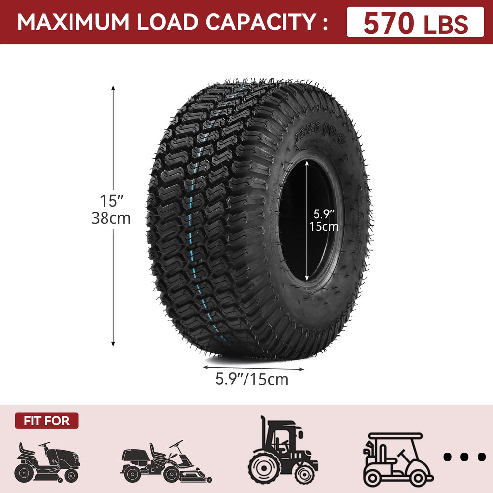 YITAMOTOR huella de contacto amplia que distribuye presión y protege la hierba