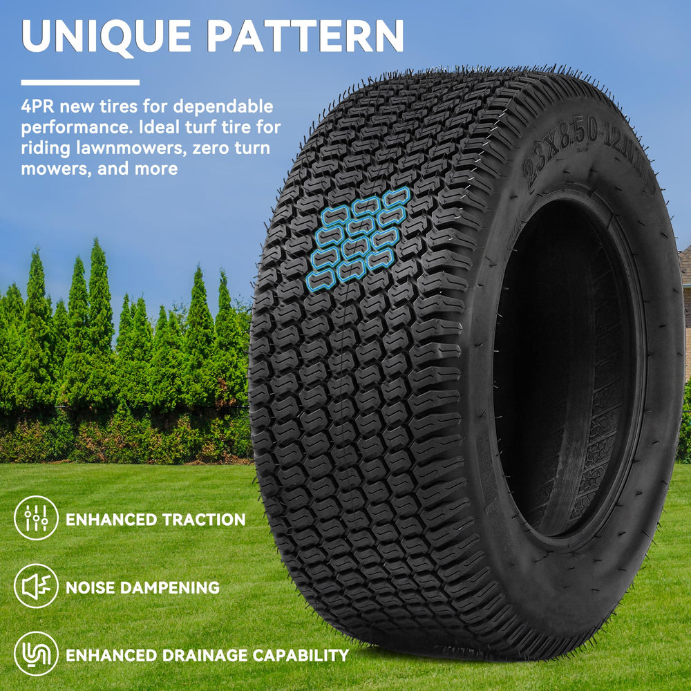 YITAMOTOR tread close-up highlighting pattern for quiet traction