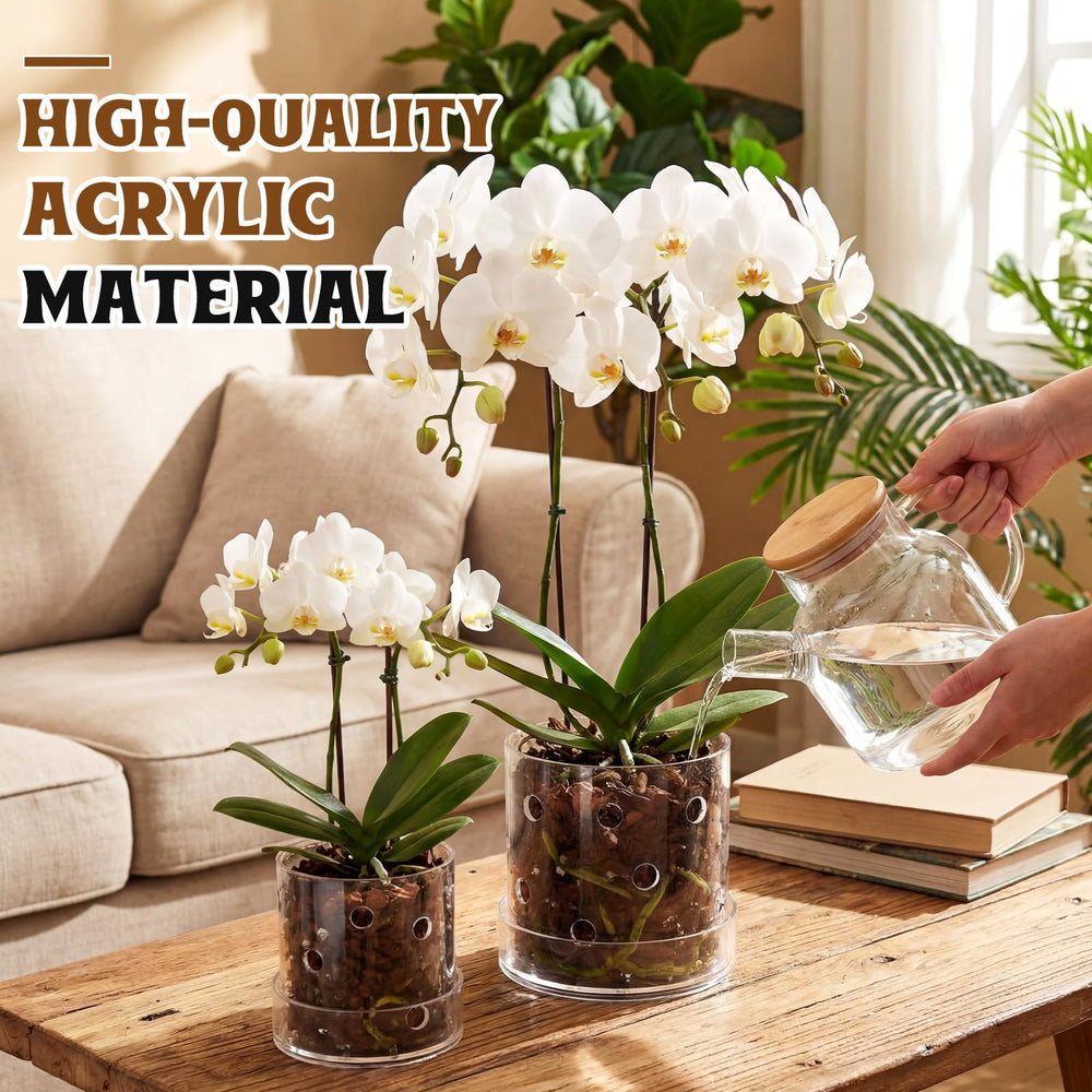 Yiyiring pot on windowsill with orchid highlighting decorative display