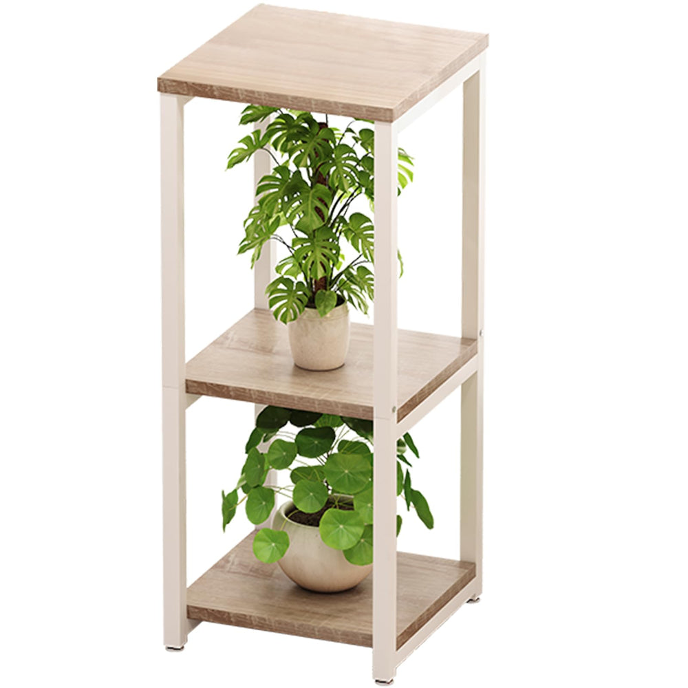 YIZAIJIA front view of the corner plant stand for neat vertical display