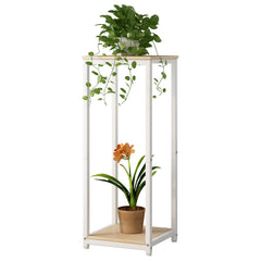 YIZAIJIA front view corner plant stand showing compact footprint and stability