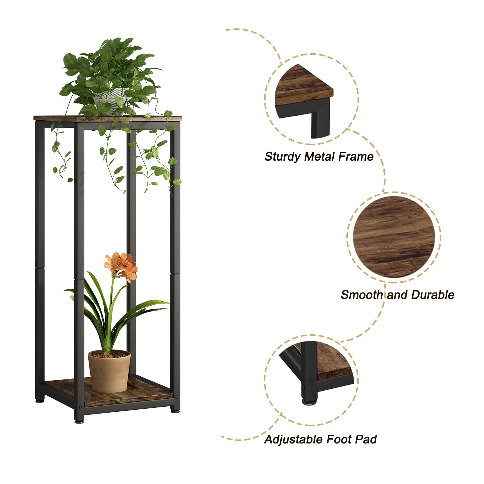 YIZAIJIA next to a common plant pot to show scale and help choose correct pot sizes