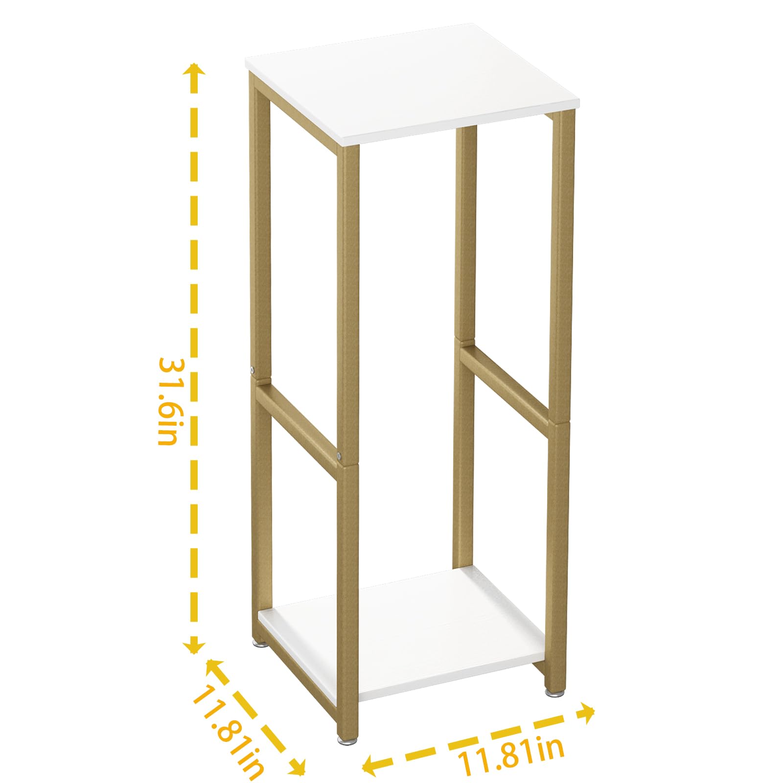 YIZAIJIA plant stand next to sofa illustrating compact scale advantage