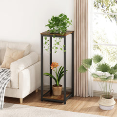 YIZAIJIA close-up of top MDF shelf highlighting smooth surface and plant placement benefit