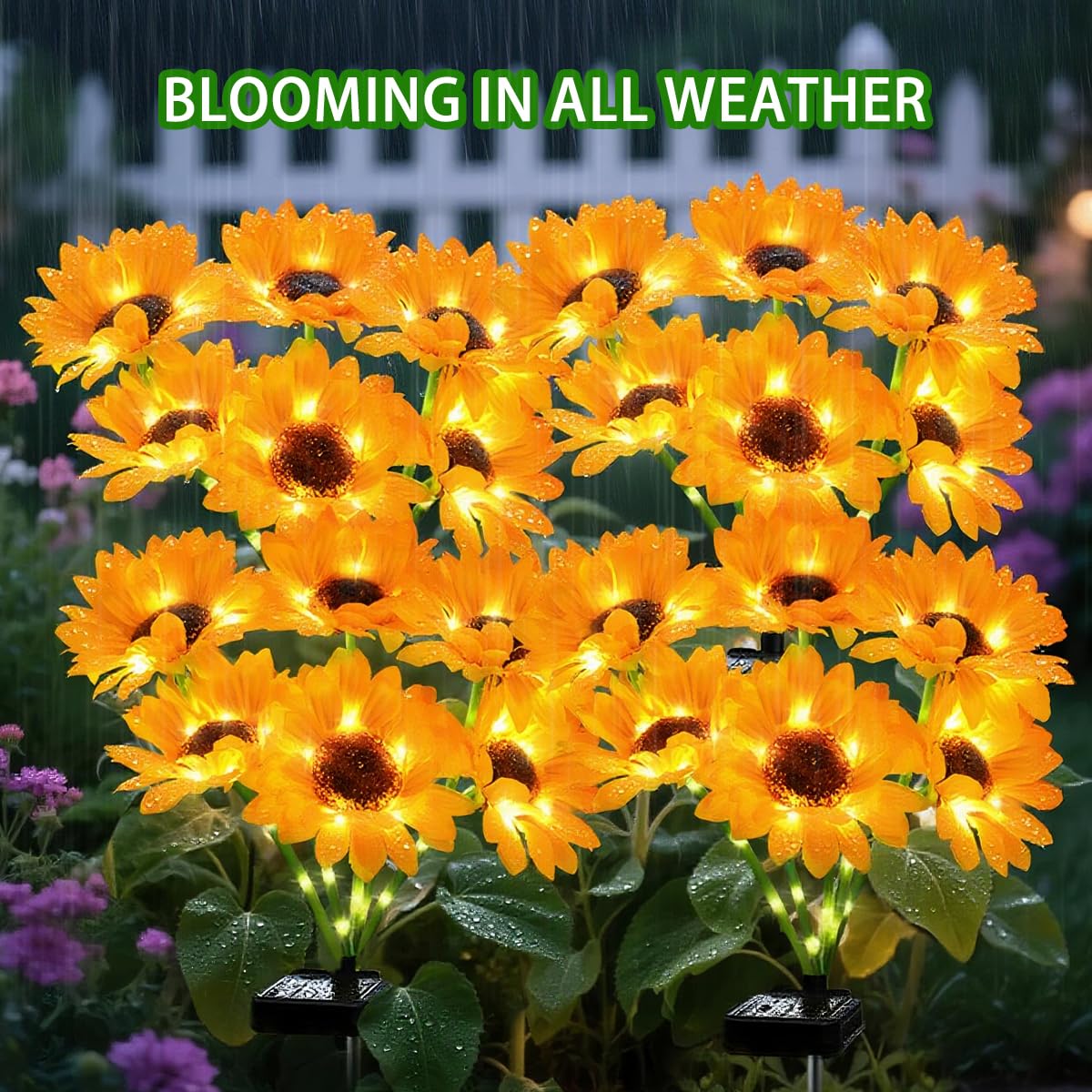 YJFWAL garden cluster display creating welcoming outdoor ambiance