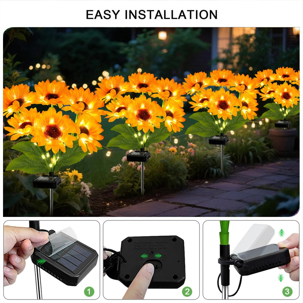 YJFWAL weatherproof finish and sturdy stake for long-lasting use