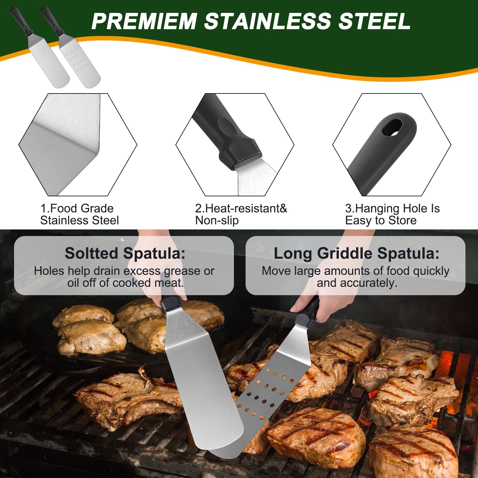 YJHOLE basting cover and brush detail for even cooking and moisture control