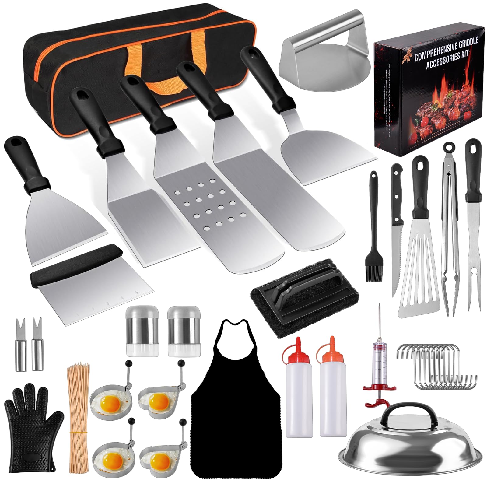 YJHOLE kit front layout showing full tool collection and easy organization
