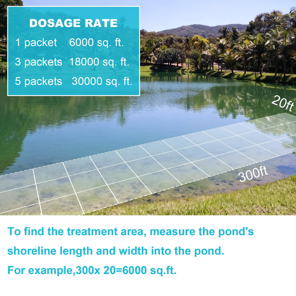 YJOJZR tablets settling in pond sediment, helping break down muck at the source