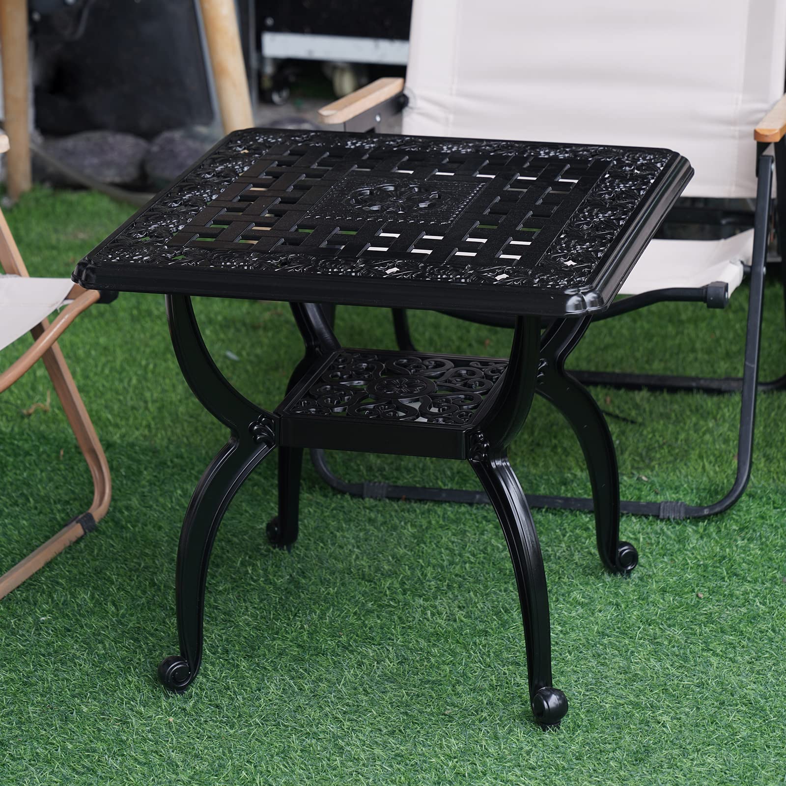YKSY&YKSY unboxed parts and manual shows easy assembly and included hardware