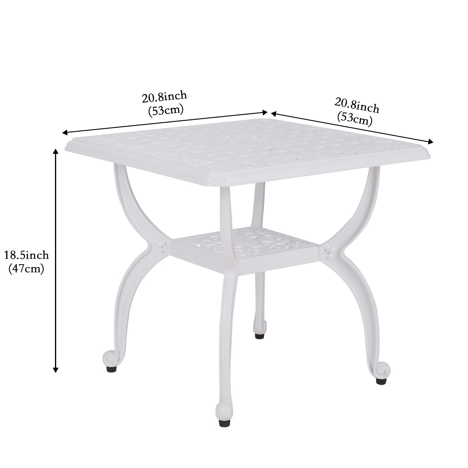 YKSY&YKSY close-up of tabletop texture highlights weatherproof finish