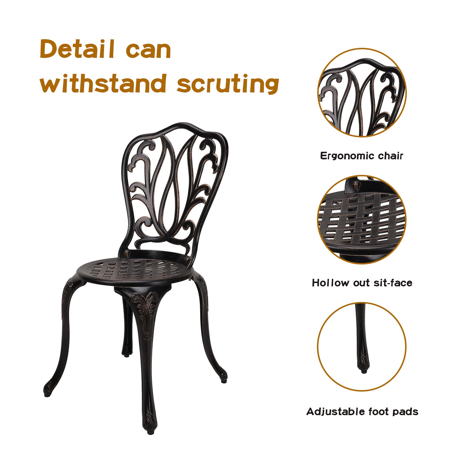 YKSY&YKSY tabletop with water beading to show weather‑resistant powder coat