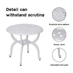 YKSY&YKSY table next to a chair to illustrate compact scale and space-saving benefit