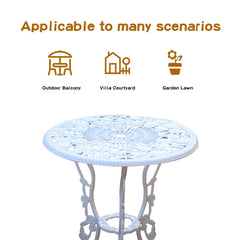 YKSY&YKSY table close-up of ornamental rose pattern and durable construction benefit