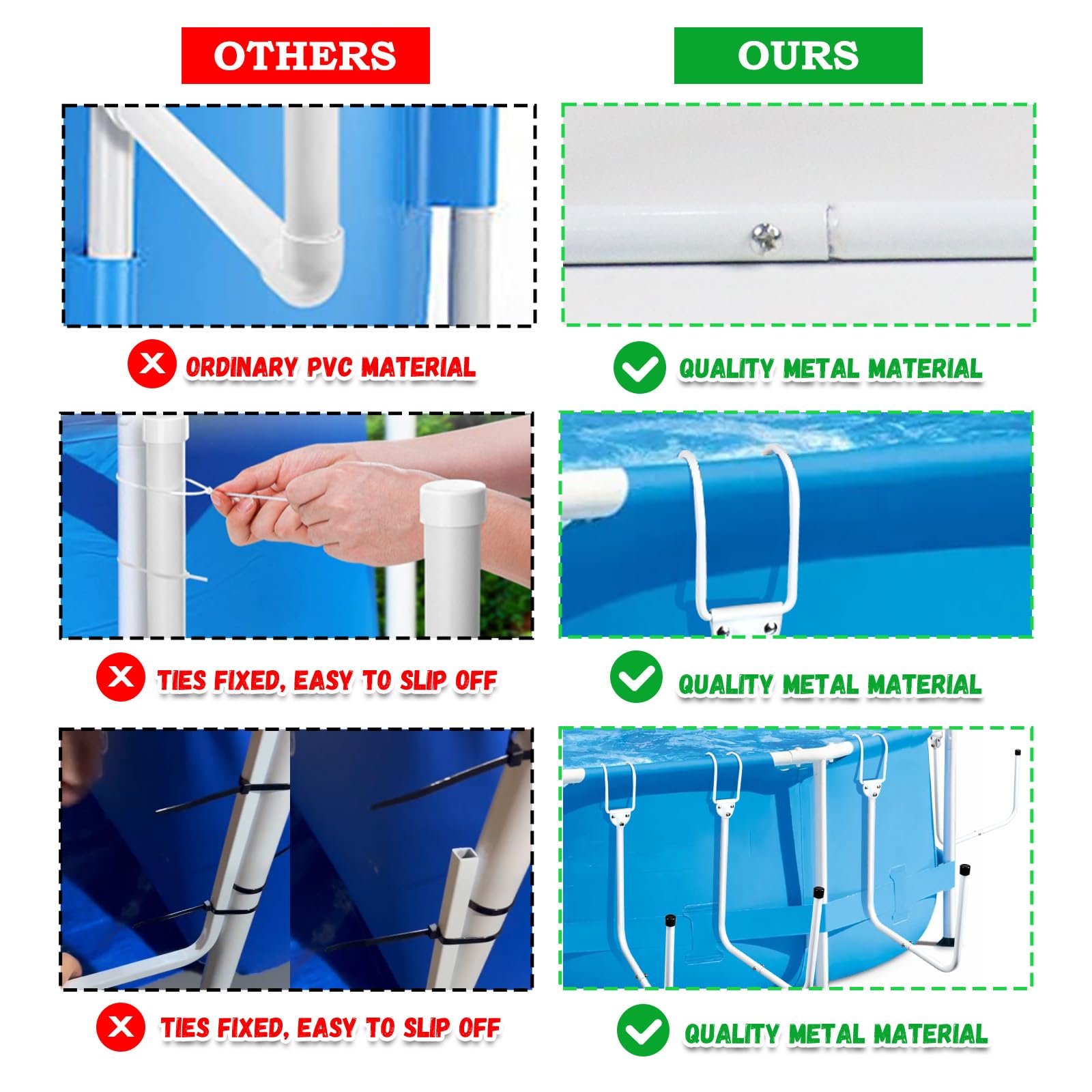 YLSAZL holder lifting a solar cover to keep it clean and off ground