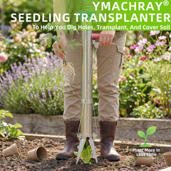 Ymachray close-up of funnel and tube for easy seedling loading and placement