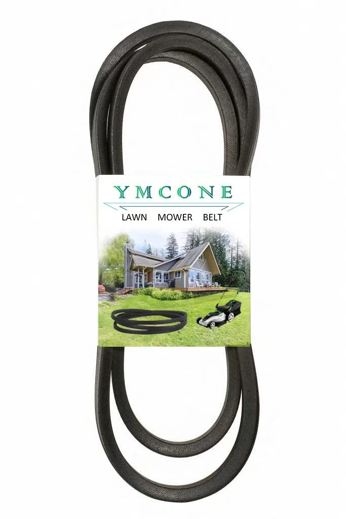 YMCONE front view of deck belt showing full loop and durable finish for reliable power