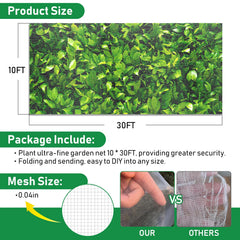 YNERHAI covering a blueberry bush to prevent bird and insect damage