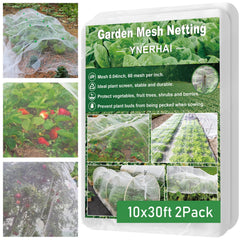 YNERHAI front packaging showing two 10x30ft net rolls and benefits