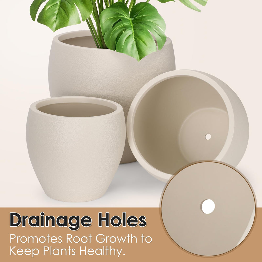 YNNICO drainage holes and matching tray showing water control and clean floors benefit