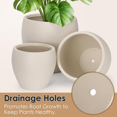 YNNICO drainage holes and matching tray showing water control and clean floors benefit