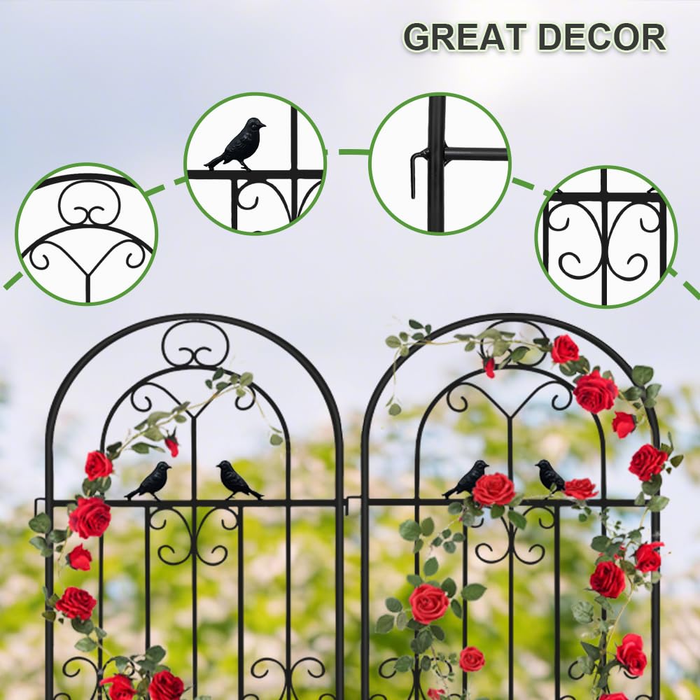 YOBAZAN trellis used as yard screen hiding utility boxes and enhancing aesthetics