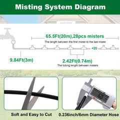 YOFIT inline filter and connectors displayed for easy maintenance and replacement
