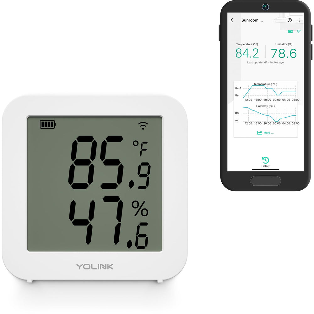 YoLink front view sensor showing compact design and reliable monitoring