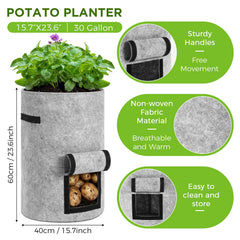 Yoojahow harvest window zip detail for easy harvesting and inspection