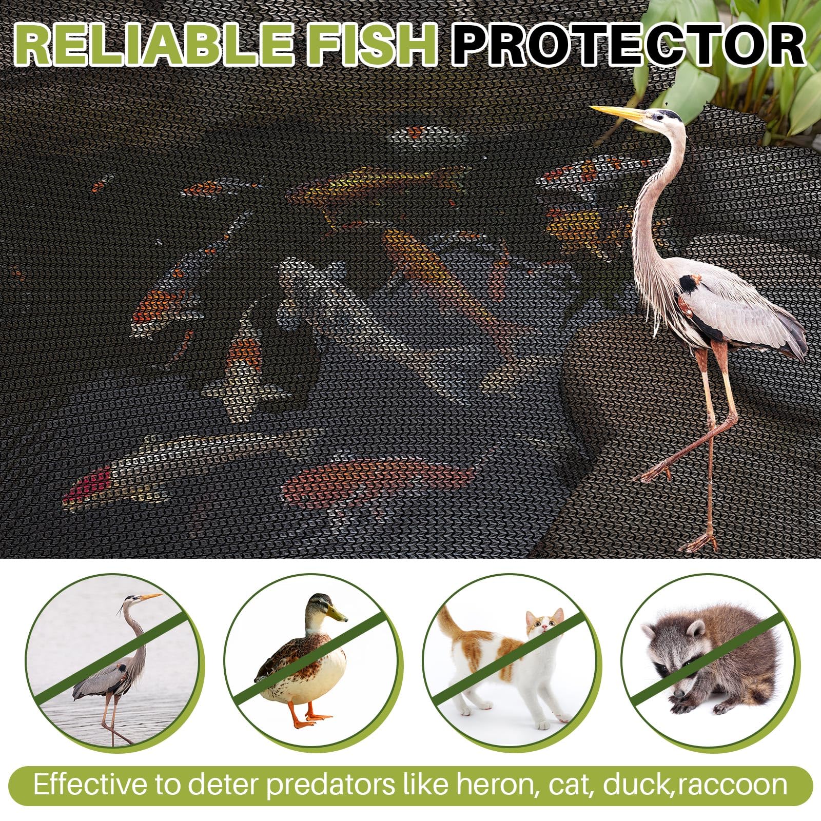 Yoojahow stakes and ties kit displayed showing easy secure installation benefit