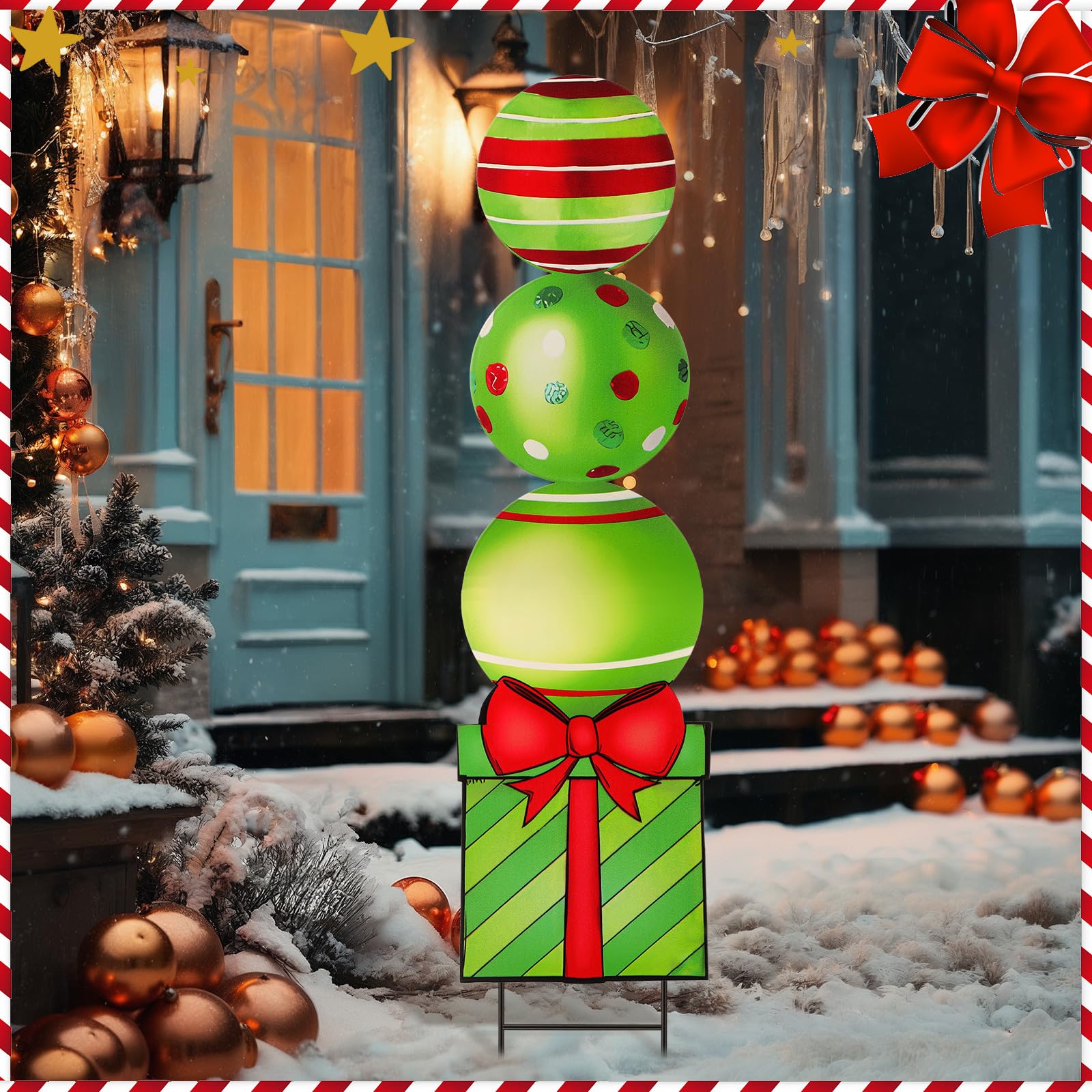 Yookeer lifestyle front porch display adding festive, family-friendly charm