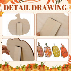 Yookeer burlap bow detail on pumpkin sign, adds rustic farmhouse appeal
