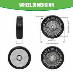 Yooumine rear wheel close-up showing metal gear for reliable drive engagement