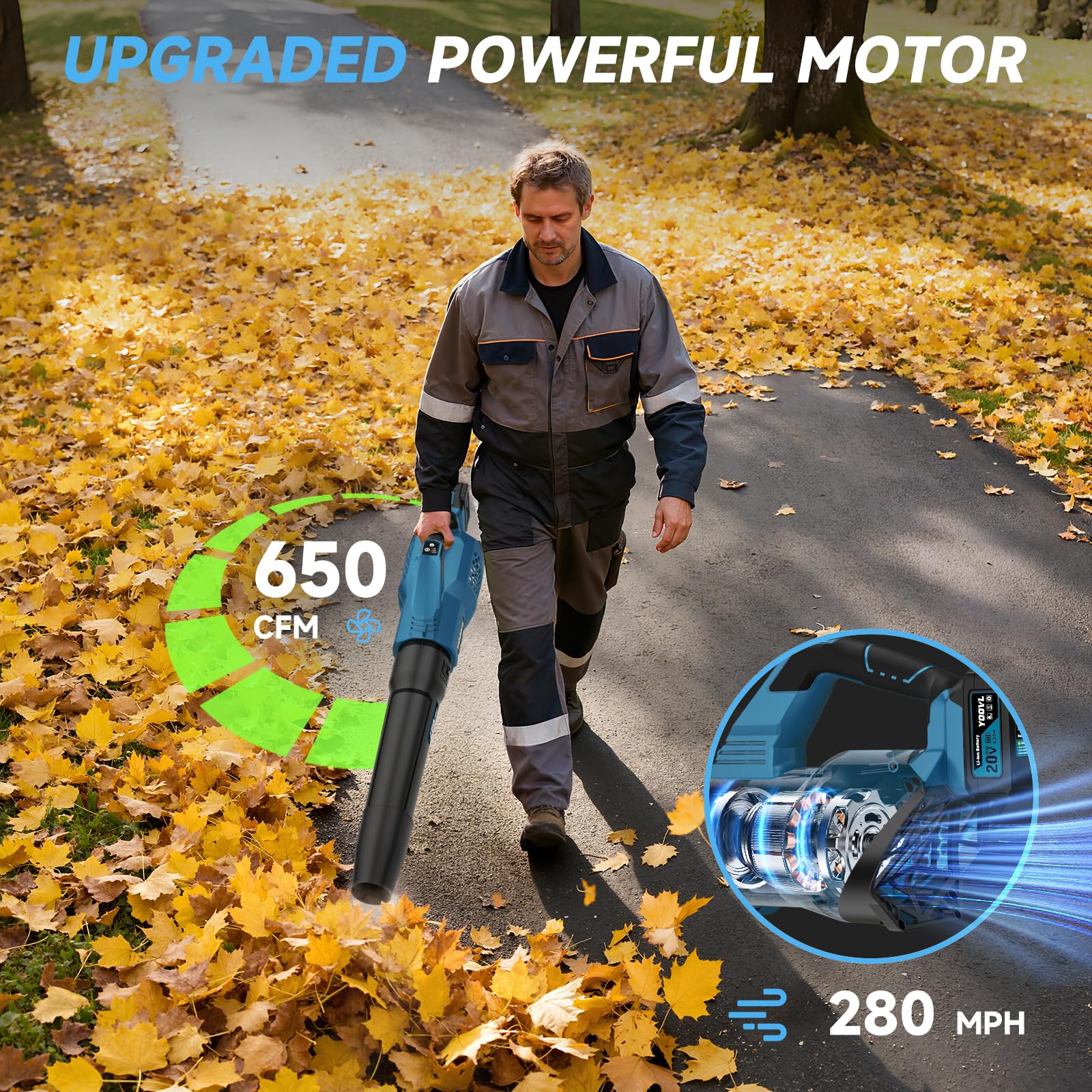 YOOVL close-up control panel highlighting easy speed selection and comfort