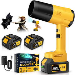 YOOVL front view of blower showing compact design and portability