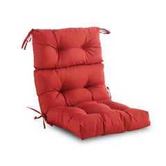YOOZEKU front view of red high back cushion showing fit and comfort