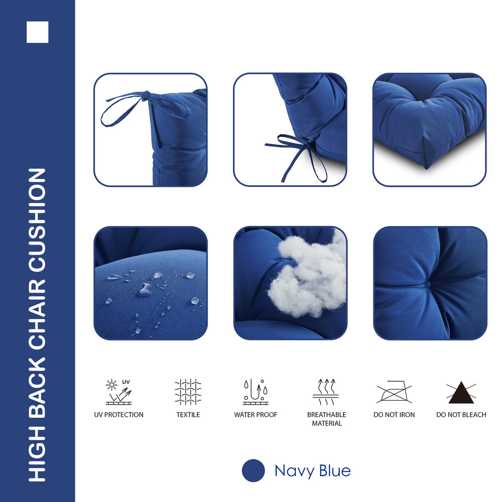 YOOZEKU cushion in patio setting providing weather-ready seating comfort