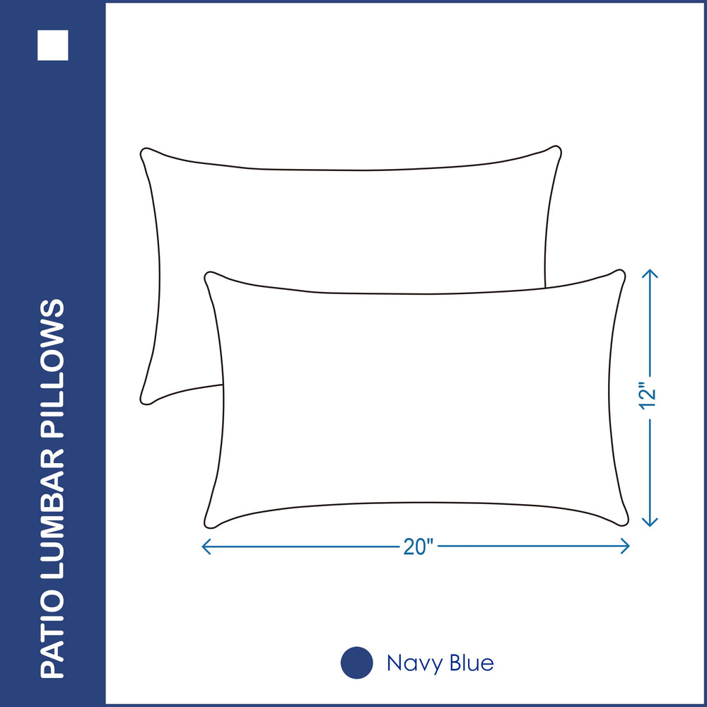 YOOZEKU pillow beside ruler showing 12x20 inch size for scale