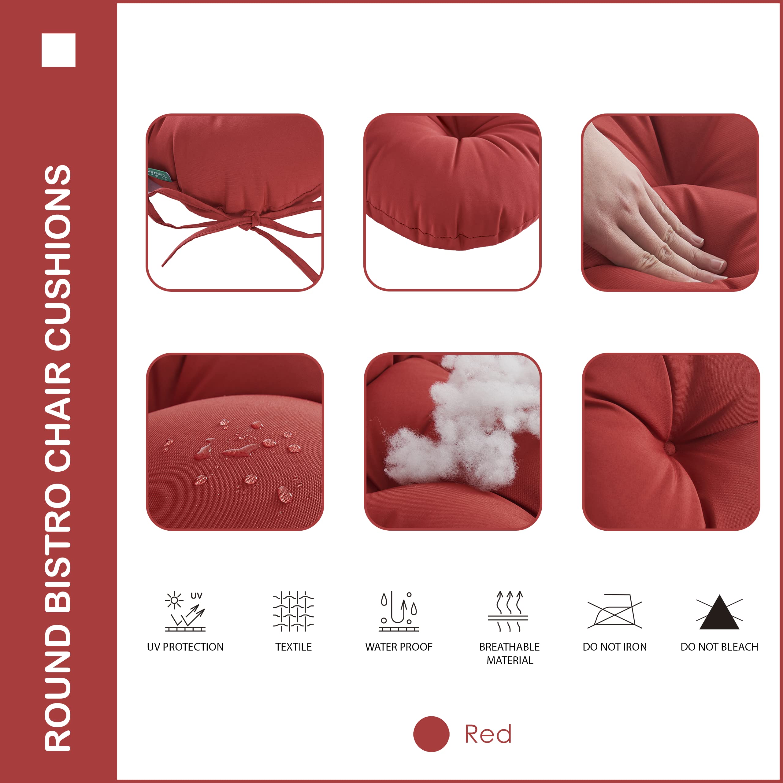 YOOZEKU side profile highlighting 4-inch thickness for comfortable seating