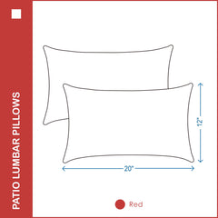 YOOZEKU pillow next to ruler showing 12x20 inch size and scale convenience